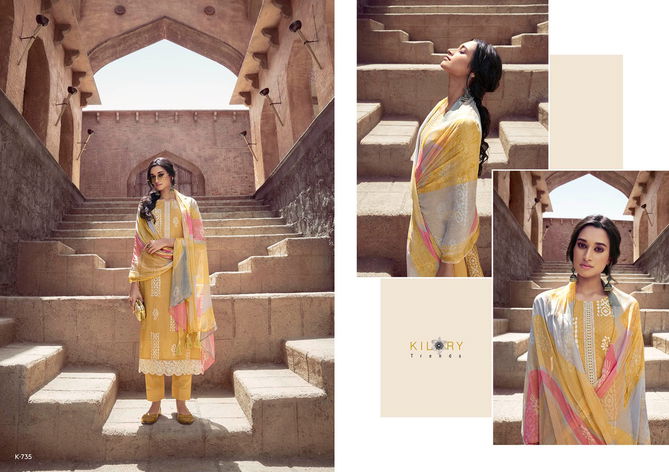 Essence By Kilory K-731 T K-738 Cotton Salwar Suits Catalog